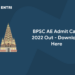 BPSC AE Admit Card 2022 Out - Download Here