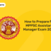 How to Prepare for MPPSC Assistant Manager Exam 2022
