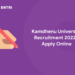 Kamdhenu University Recruitment 2022 - Apply Online