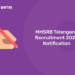 MHSRB Telangana Recruitment 2022 Notification