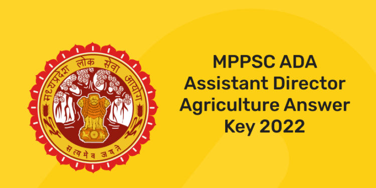 MPPSC ADA Assistant Director Agriculture Answer Key 2022