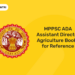 MPPSC ADA Assistant Director Agriculture Books for Reference