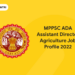 MPPSC ADA Assistant Director Agriculture Job Profile