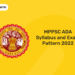 MPPSC ADA Syllabus and exam pattern 2022