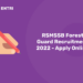 RSMSSB Forest Guard Recruitment- Apply Online