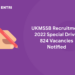 UKMSSB Recruitment 2022 Special Drive