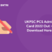 UKPSC PCS Admit Card 2022 Out - Download Here