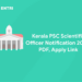 Kerala PSC Scientific Officer Notification 2024: PDF, Apply Link