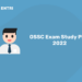 OSSC Exam Study Plan 2022