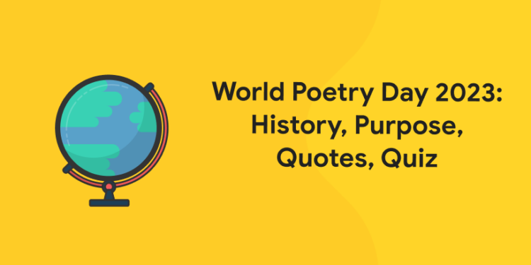 World Poetry Day 2023 History Quotes Quiz