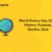 World Poetry Day 2023: History, Purpose, Quotes, Quiz