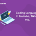Coding Languages In Youtube, Tiktok, etc.