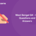 West Bengal GK - GK Questions and Answers