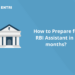 How to Prepare for RBI Assistant in 2 months?