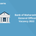 Bank of Maharashtra General Officer Vacancy 2022