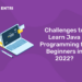 Challenges to Learn Java Programming for Beginners in 2023