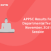 APPSC Results For Departmental Tests November