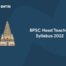 BPSC Head Teacher Syllabus 2022 –  Check Latest Syllabus and Exam Pattern