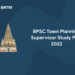 BPSC Town Planning Supervisor Study Plan 2022
