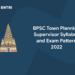 BPSC Town Planning Supervisor Syllabus and Exam Pattern