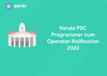 Kerala PSC Programmer cum Operator Notification 2022