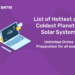List of Hottest and Coldest Planet in Solar System