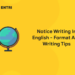 Notice Writing In English - Format And Writing Tips