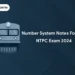 Number System Notes for RRB NTPC Exam 2024