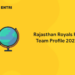 Rajasthan Royals RR Team Profile - 2022