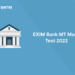 EXIM Bank MT Mock Test 2022