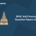 BPSC AAO Previous Question Papers 2022