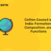 Cotton Council of India Formation Composition and Functions