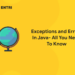 Exceptions and Errors In Java- All You Need To Know