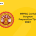 MPPSC Dental Surgeon Preparation Tips 2022