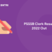 PSSSB Clerk Result 2022 Out