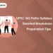 UPSC IAS Polity Syllabus