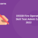 DSSSB Fire Operator Skill Test Admit Card 2022