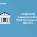 Punjab State Cooperative Bank PSCB Clerk Exam Cut Off 2022