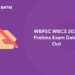 WBPSC WBCS 2022 Prelims Exam Dates Out