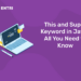 This and Super Keyword in Java- All You Need to Know