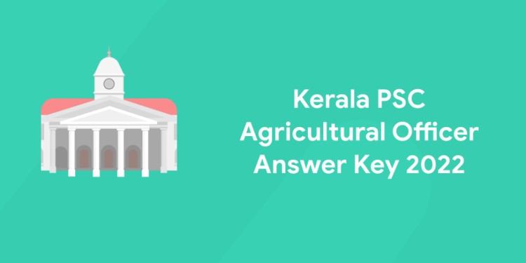 kerala psc agricultural officer answer key