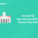 kerala psc agricultural officer answer key