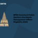 BPSC Assistant Public Sanitary And Waste Management Officer Eligibility 2022