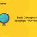 Basic Concepts of Sociology - PDF Notes