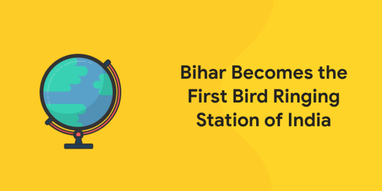 Bihar Becomes the First Bird Ringing Station of India