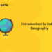 Introduction to Indian Geography