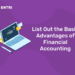 List Out the Basic Advantages of Financial Accounting