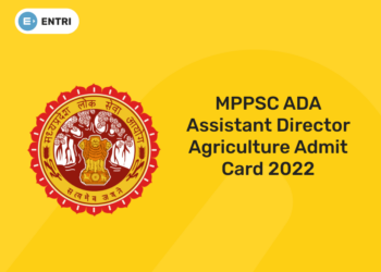 MPPSC ADA Assistant Director Agriculture Admit card 2022
