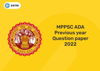 MPPSC ADA Previous year Question paper 2022