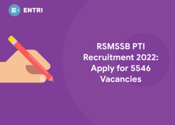 RSMSSB PTI Recruitment 2022: Apply for 5546 Vacancies